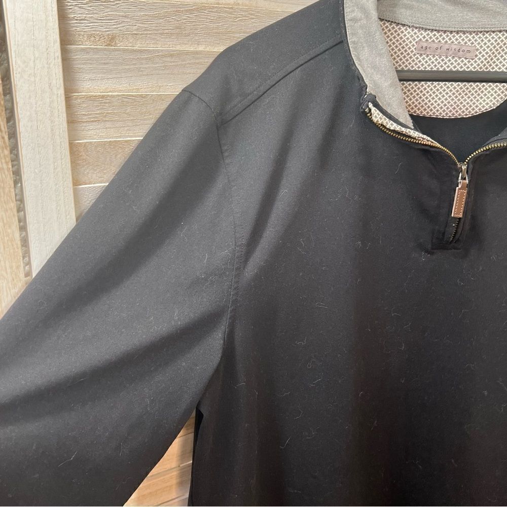 3/$25 Age Of Wisdom 1/4 Zip Pullover Golf Sweatshirt XL - Picture 2 of 9